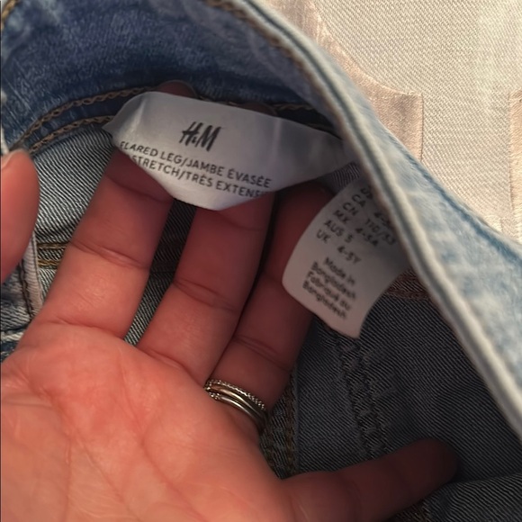 H&M Blue Boot-Cut Jeans with Vintage Faded Look - Picture 5 of 7